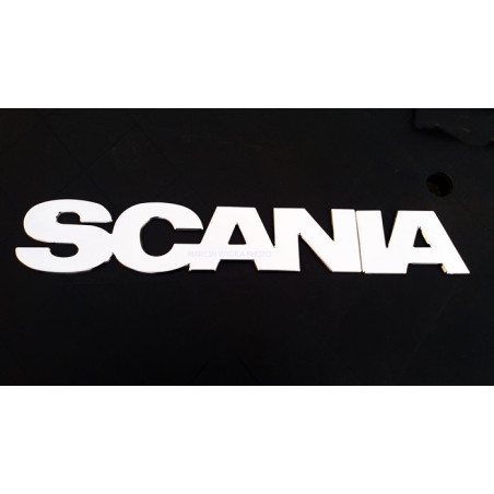 Scania nerezovy napis na masku 72 cm