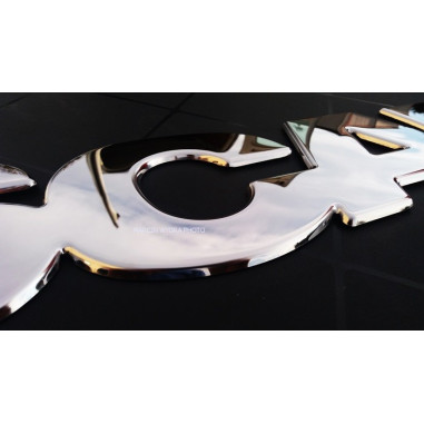 SCANIA NAPIS TŁOCZONY 3D CHROM 72 CM