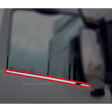 SCANIA 4 R STRISCIA CROMATA IN RILIEVO SOTTO IL PARABREZZA