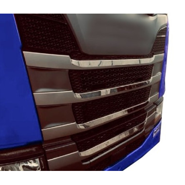 SCANIA S NG EMBOSSED GRILL STRIP STAINLESS STEEL