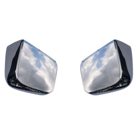 MERCEDES ACTROS MP4 COQUES DE RÉTROVISEURS GRAND ANGLE ACIER INOXYDABLE
