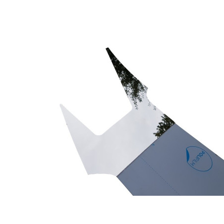 VOLVO FH4 ROZSDAMENTES ACÉL HŰTŐRÁCS KRÓM MOTORHÁZTETŐ BÁBU