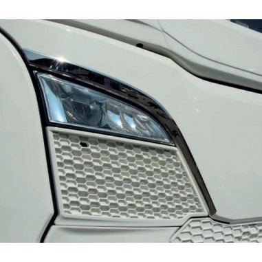 SCANIA NG 3D pressed chrome grill decoration upper grill trims