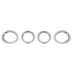 ANELLI ALOGENI CROMATI SCANIA R ACCIAIO INOX 2
