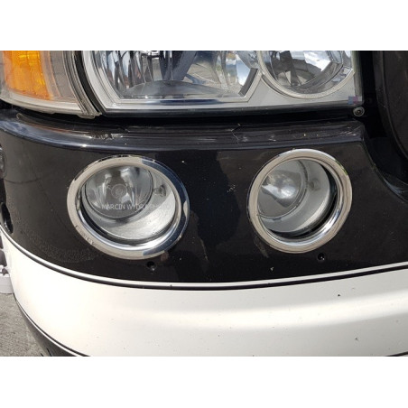 SCANIA R chrome decoration rings fog lights stainless steel SCANIA R chrome decoration rings fog lights stainless steel