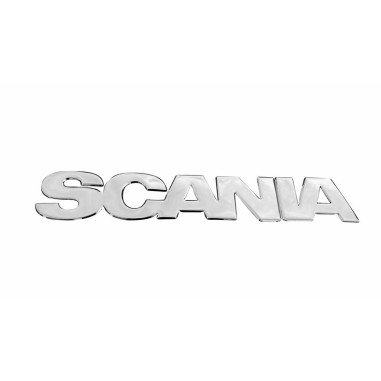 SCANIA letters 82cm pressed chrome grill decoration upper