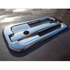 DAF XF 105 E5 door hanlde cover inox chrome 3D stainless 2