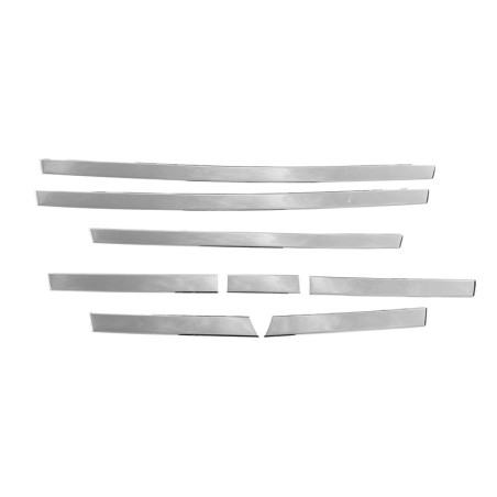 DAF xf E6 106  Staniless grill laths 3D dashboard chrome