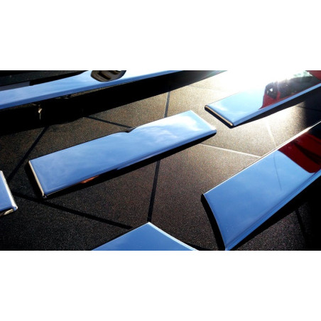 DAF XF 106 E6 ROZSDAMENTES ACÉL HŰTŐRÁCS DÍSZLÉCEK DOMBORNYOMOTT KRÓM