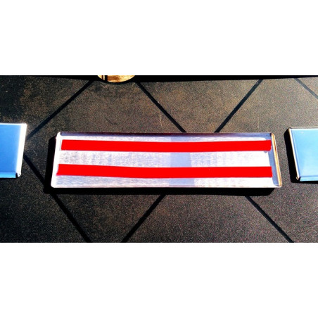 DAF XF 106 E6 MOLDURAS DE LA PARRILLA DE ACERO INOXIDABLE CROMADO EN RELIEVE