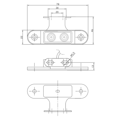 RODE LED-ONTLICHTINGSLAMP