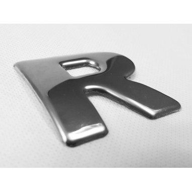 LETTRE "r" SCANIA EMBLEMATIQUE CHROME