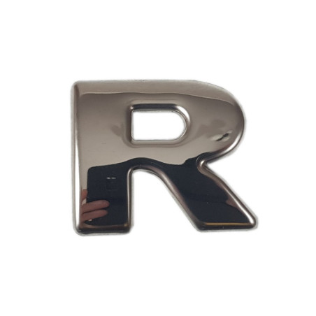 LETTRE "r" SCANIA EMBLEMATIQUE CHROME