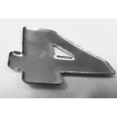 SCANIA R 04-18 emblem "4" letter cover chrome stainless