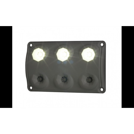 BORDERHUIS LED ROOD WITTE BINNENVERLICHTING LAMP