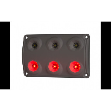 BURDEL LED ROJO BLANCO ILUMINACIÓN INTERIOR LÁMPARA