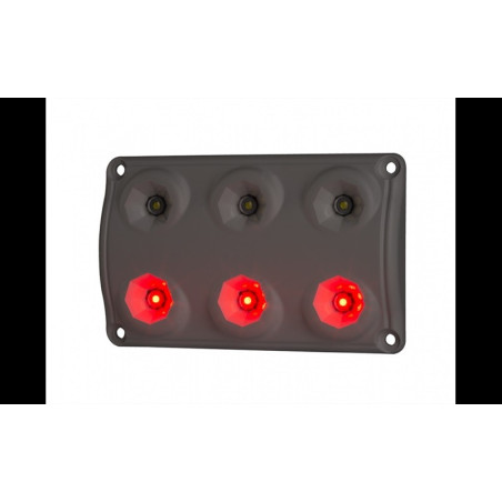 BORDELLO LED ROSSO BIANCO LAMPADA DI ILLUMINAZIONE INTERNA