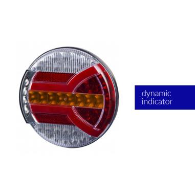 Tail light NAVIA LED round dynamic indicator