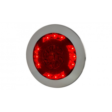 Tail light LUCY LED round hamburger