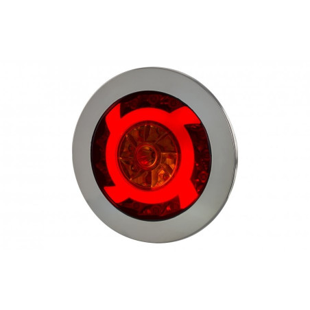 Tail light LUCY LED round hamburger