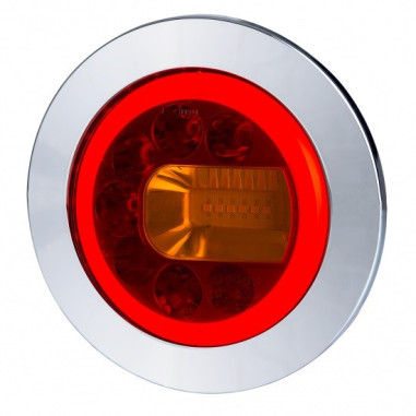 Tail light LUCY LED round hamburger RIGHT
