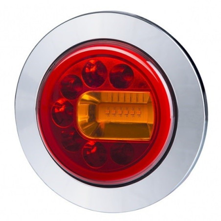 Tail light LUCY LED round hamburger RIGHT