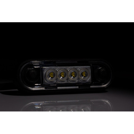 LAMPA OBRYSOWA BIAŁA LED 4 DIODY