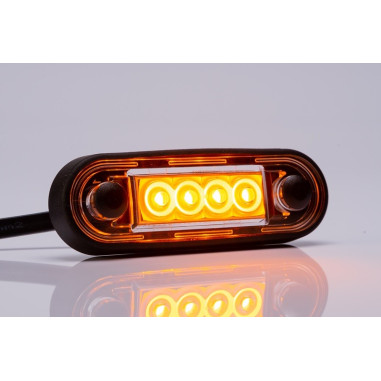 ORANJE LED-ONTLICHTINGSLAMP 4 DIODES