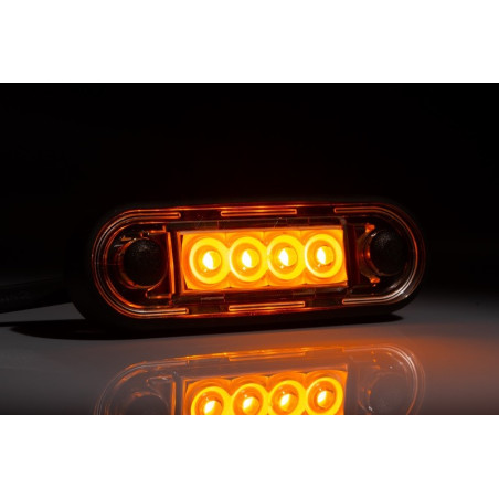 ORANGE KLARGÖRINGSLAMPA LED 4 DIODER