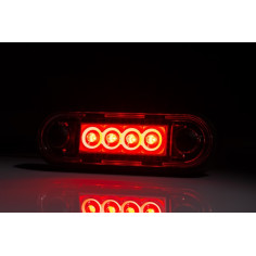 LAMPA OBRYSOWA CZERWONA LED 4 DIODY 2