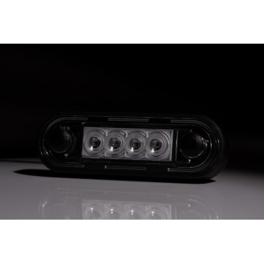 LAMPA OBRYSOWA CZERWONA LED 4 DIODY