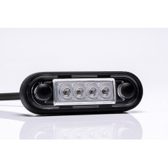 LAMPA OBRYSOWA CZERWONA LED 4 DIODY