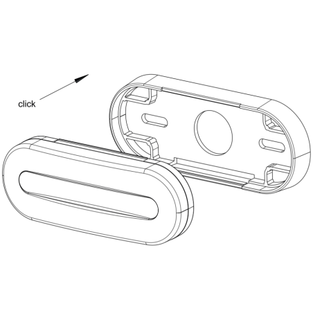 VIT LEDMARKERINGSLYKTA MED ADR-REFLEKTOR