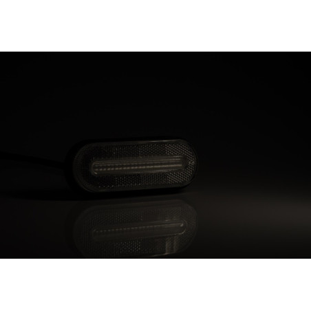 Marker light LED white with reflex