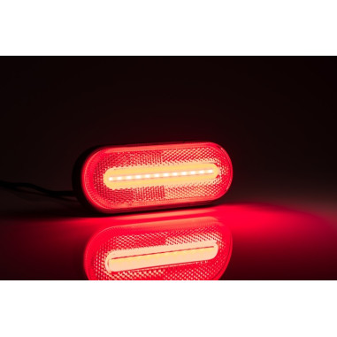 LUCE DI INGOMBRO ROSSA A LED CON RIFLETTORE ADR