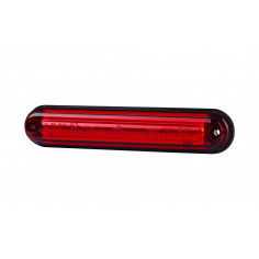Rode markeringslamp, type SLIM, met LD 2334 glasvezel 2