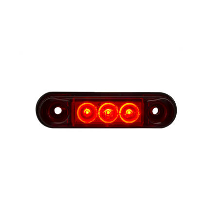 Piloto de señalización tipo SLIM rojo LD 2440