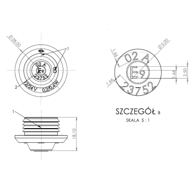 Bijela orbys lampa LD 2628