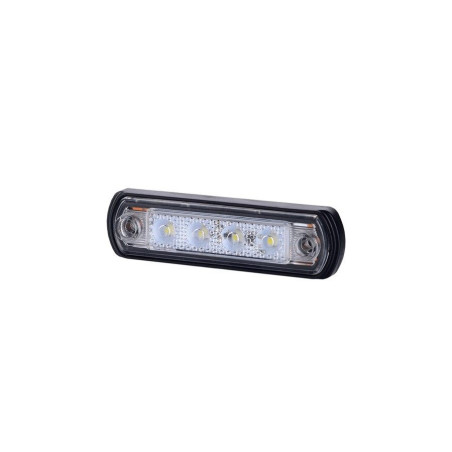 Lampa obrysowa na podstawie gumowej prostej biała LD 675
