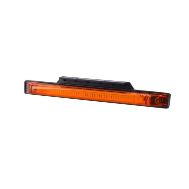 Side marker light long orange with a holder LD 565