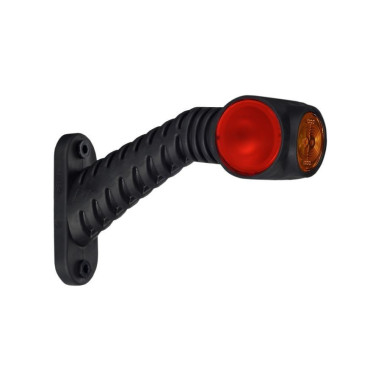 Triple outline marker light, with long oblique arm, right red LD 2030