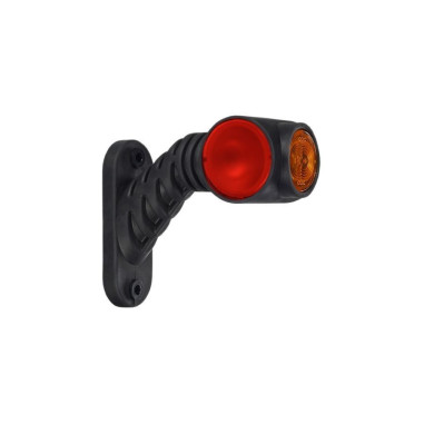 Triple outline marker light, with short oblique arm, right red LD 2035