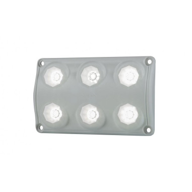 Interior light, rectangular white LWD 2154