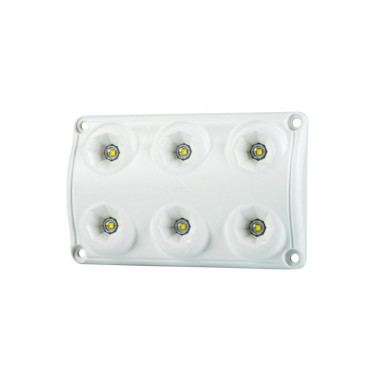 Interior light, rectangular white LWD 2154
