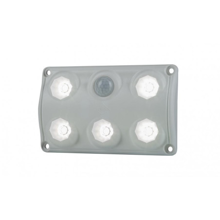 Luminaire intérieur rectangulaire avec détecteur de mouvement blanc LWD 2156
