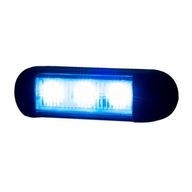 Výstražny maják modry LED 12/24V LDO 2676