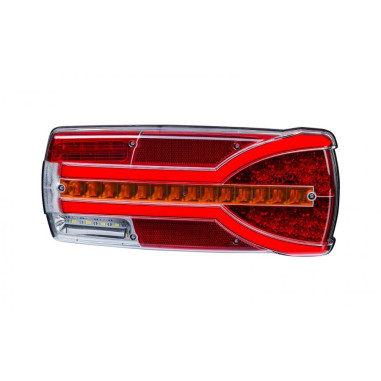 Lampada combinata posteriore Carmen con calotte rosse per luce freno destra LZD 2401