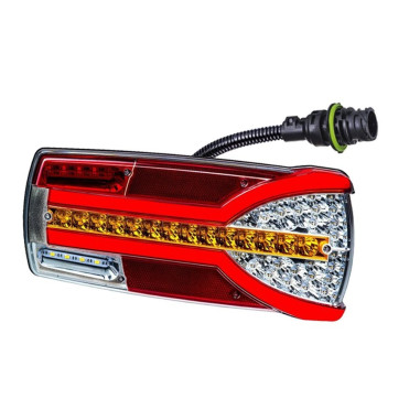 Multifunction rear lamp Carmen with electrical conduit without number plate lighting right LZD 2305