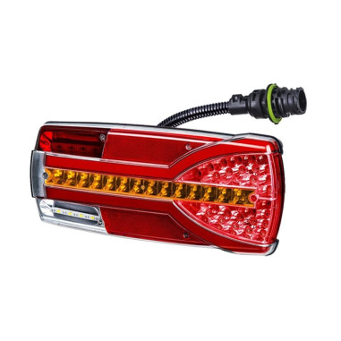 Multifunction rear lamp Carmen with electrical conduit without number plate lighting right LZD 2405