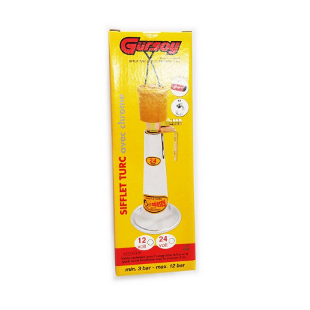Gürsoy Chrome ORIGINAL TURKIET 24V PNEUMATISK SIGNAL